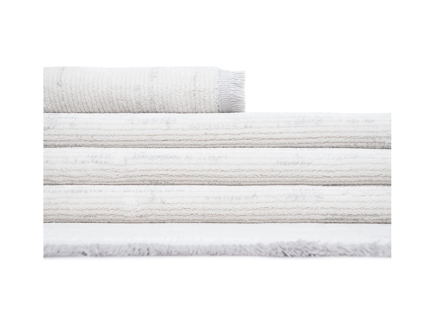 Tapijt 160x160 Lichtgrijs Davos Linija