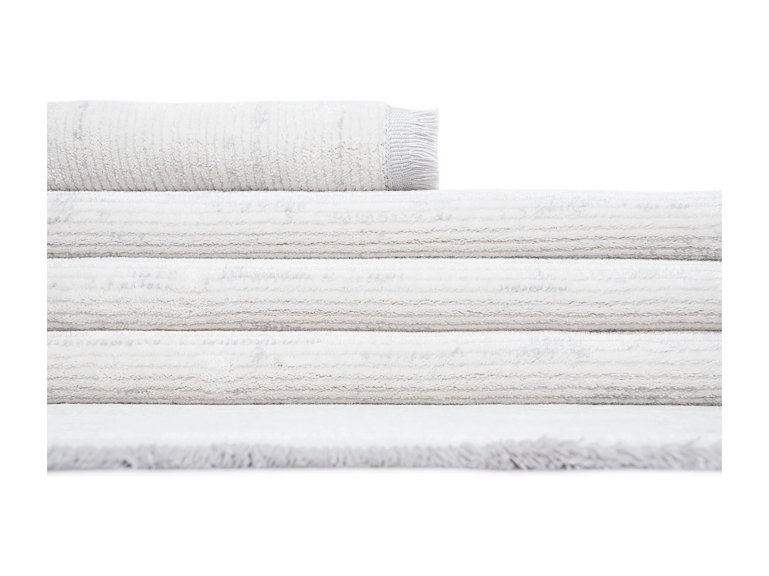 Tapis 160x160 gris clair Davos Linija