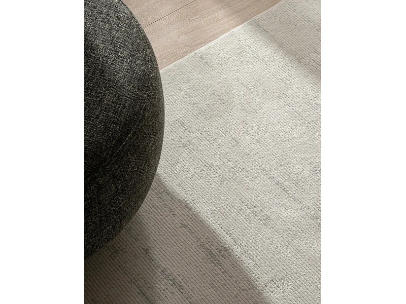 Tapis 160x160 gris clair Davos Linija