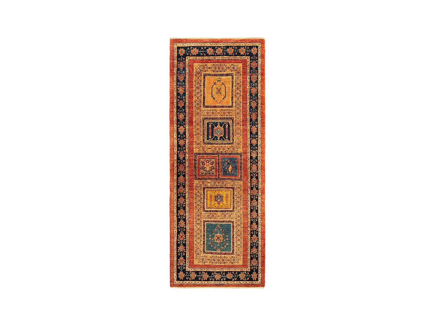 Loper-Woltapijt 215x83 Rood Kashkuli