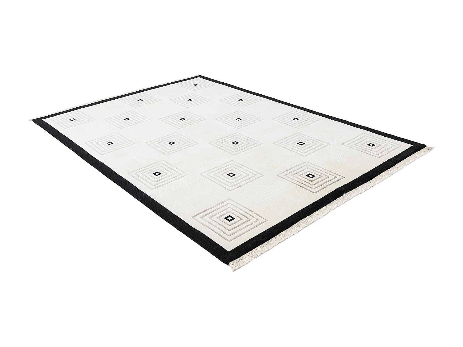 Wollteppich 170x239 Beige Darya