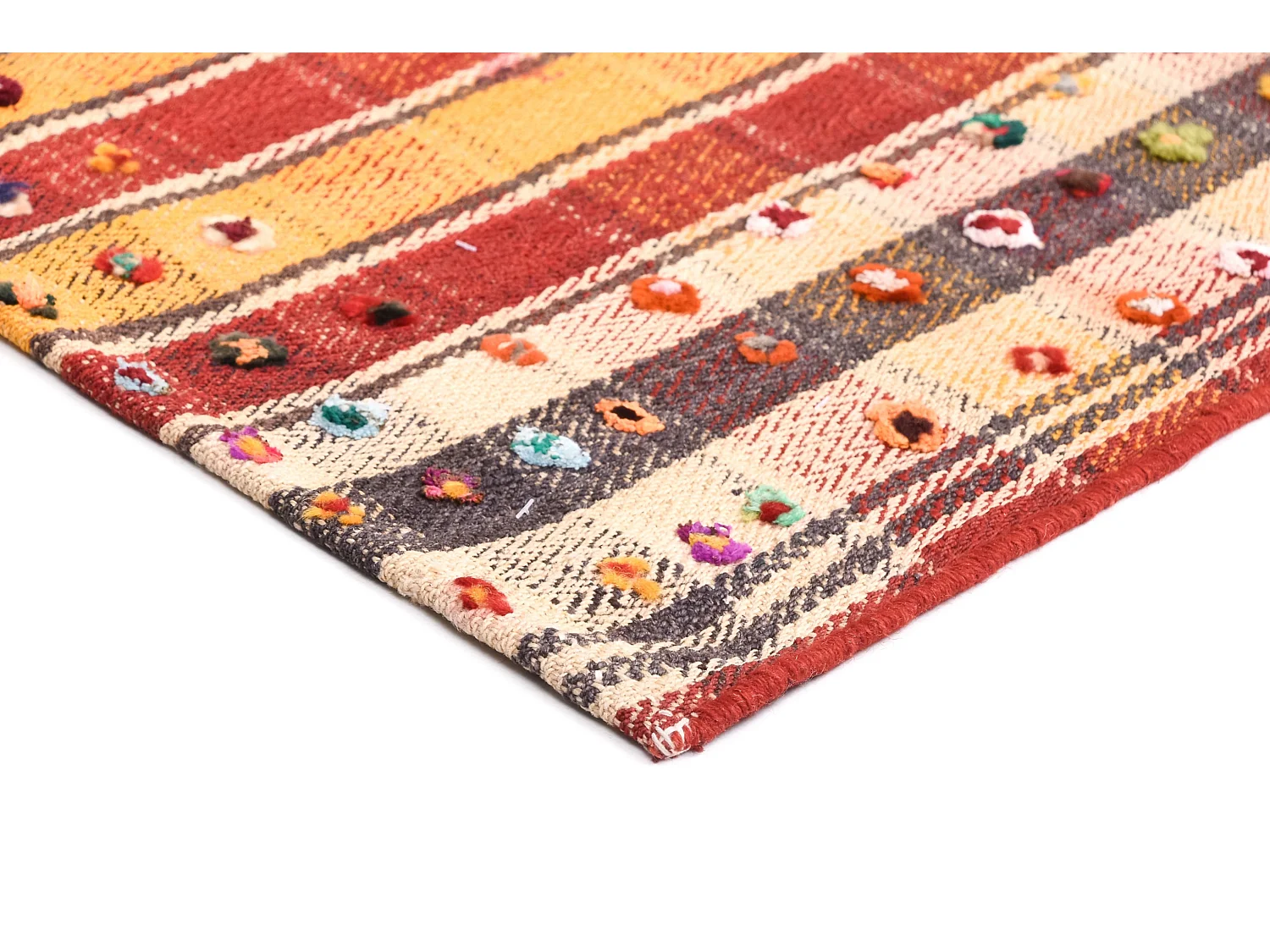 Wollteppich 163x217 Orange Jajim