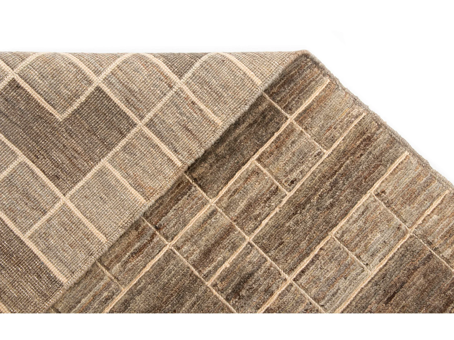 Tapis de laine 152x202 vert Juma