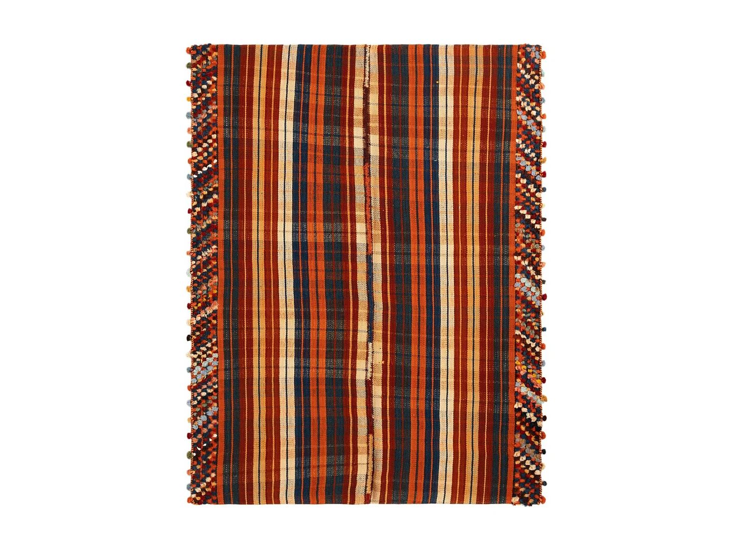 Wollteppich 160x207 Rot Jajim