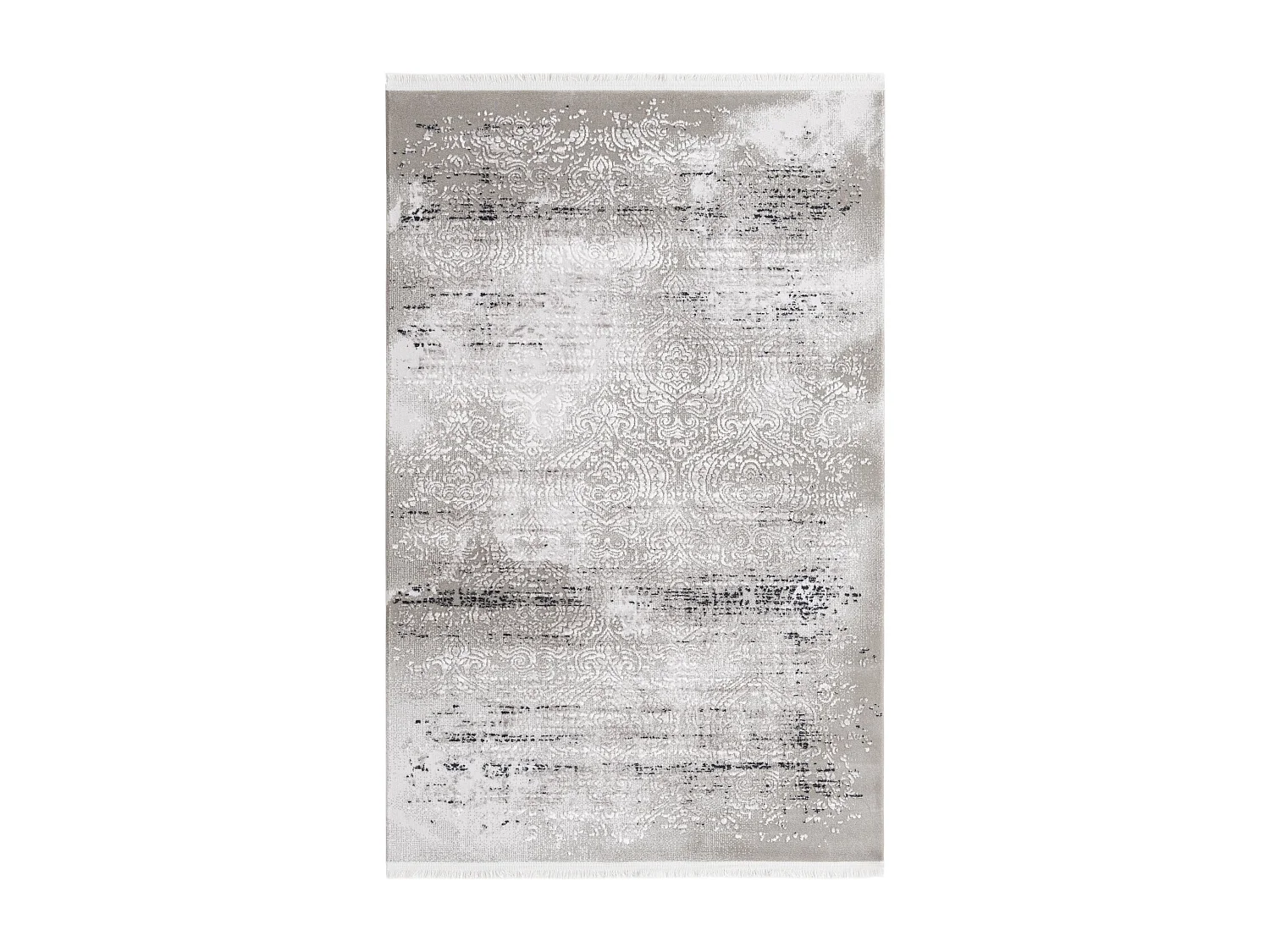 Tapis 160x245 gris noir Davos Charme