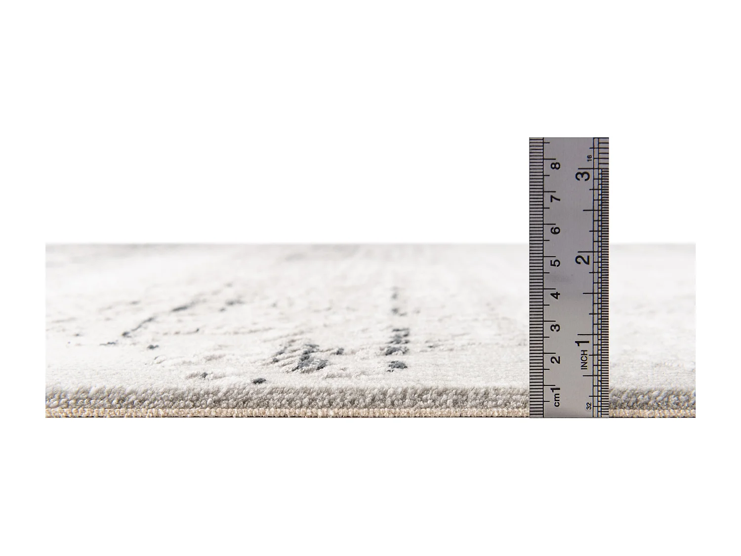 Tapis 160x245 gris noir Davos Charme