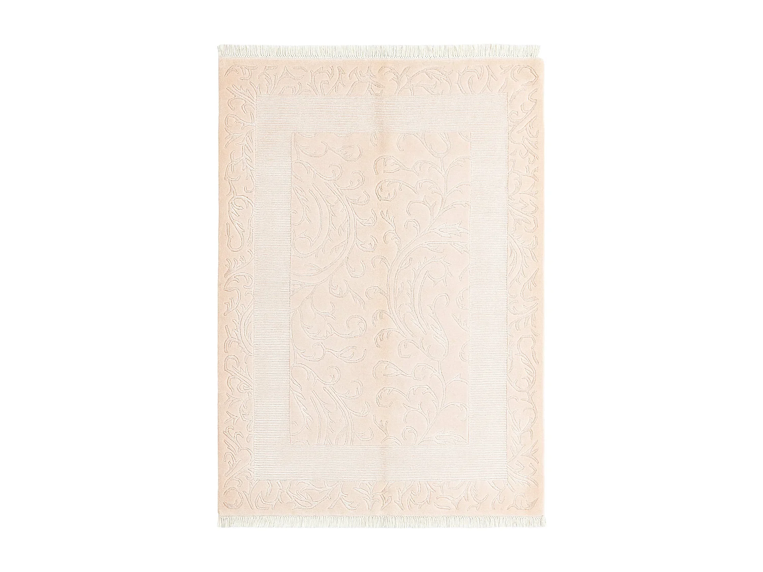 Tapis de laine 135x188 beige Darya