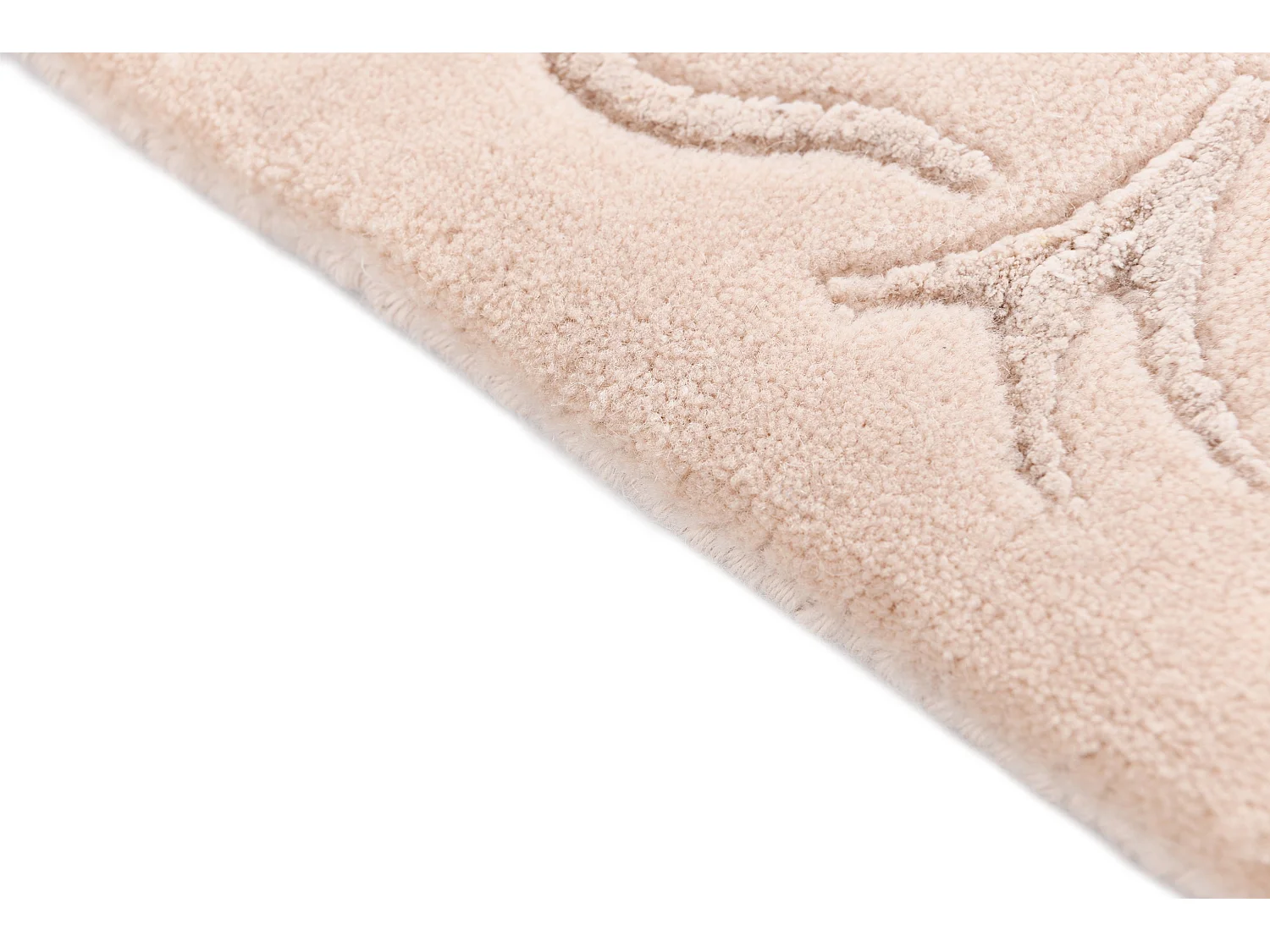 Tapis de laine 135x188 beige Darya