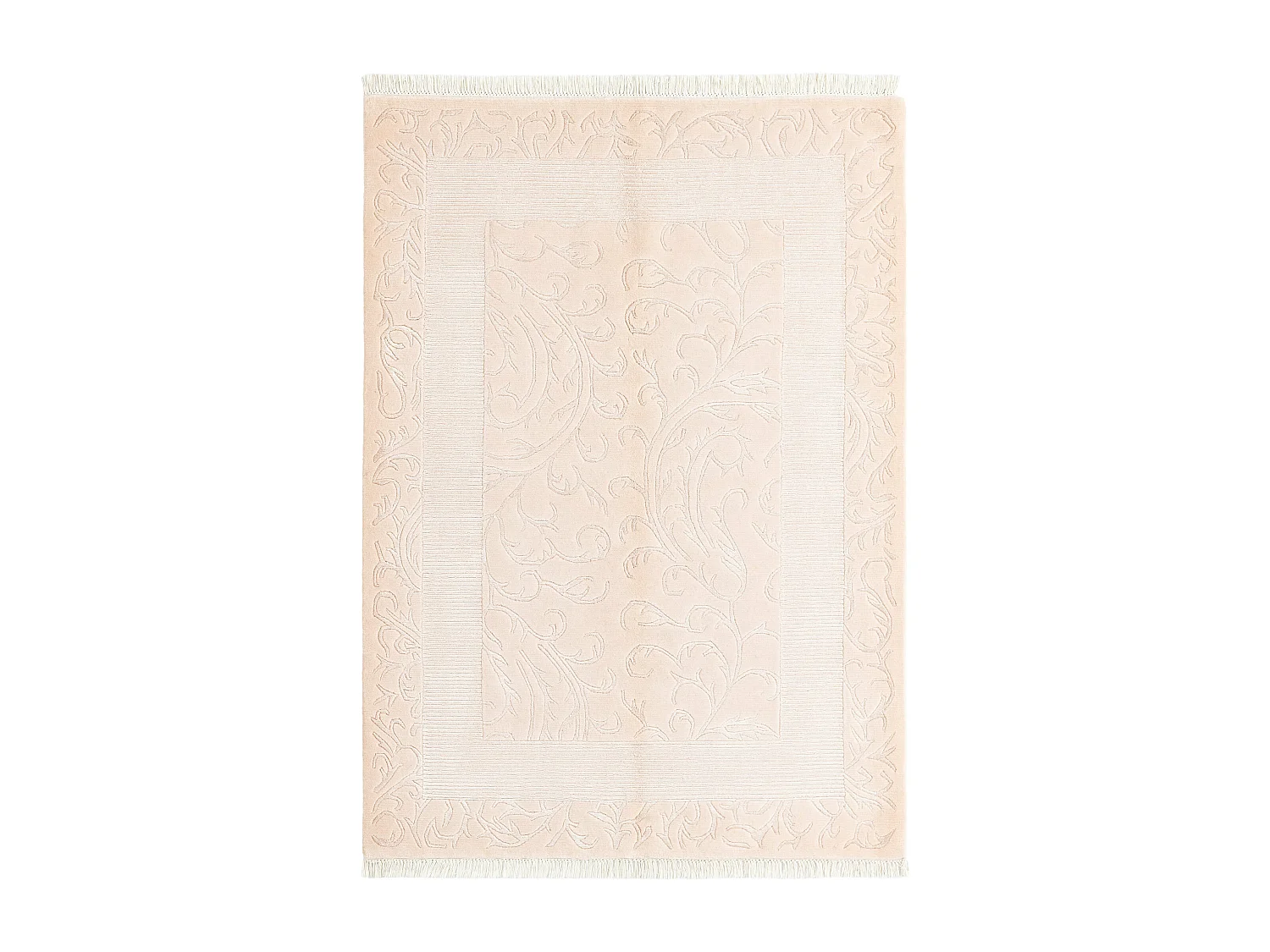 Tapis de laine 135x188 beige Darya