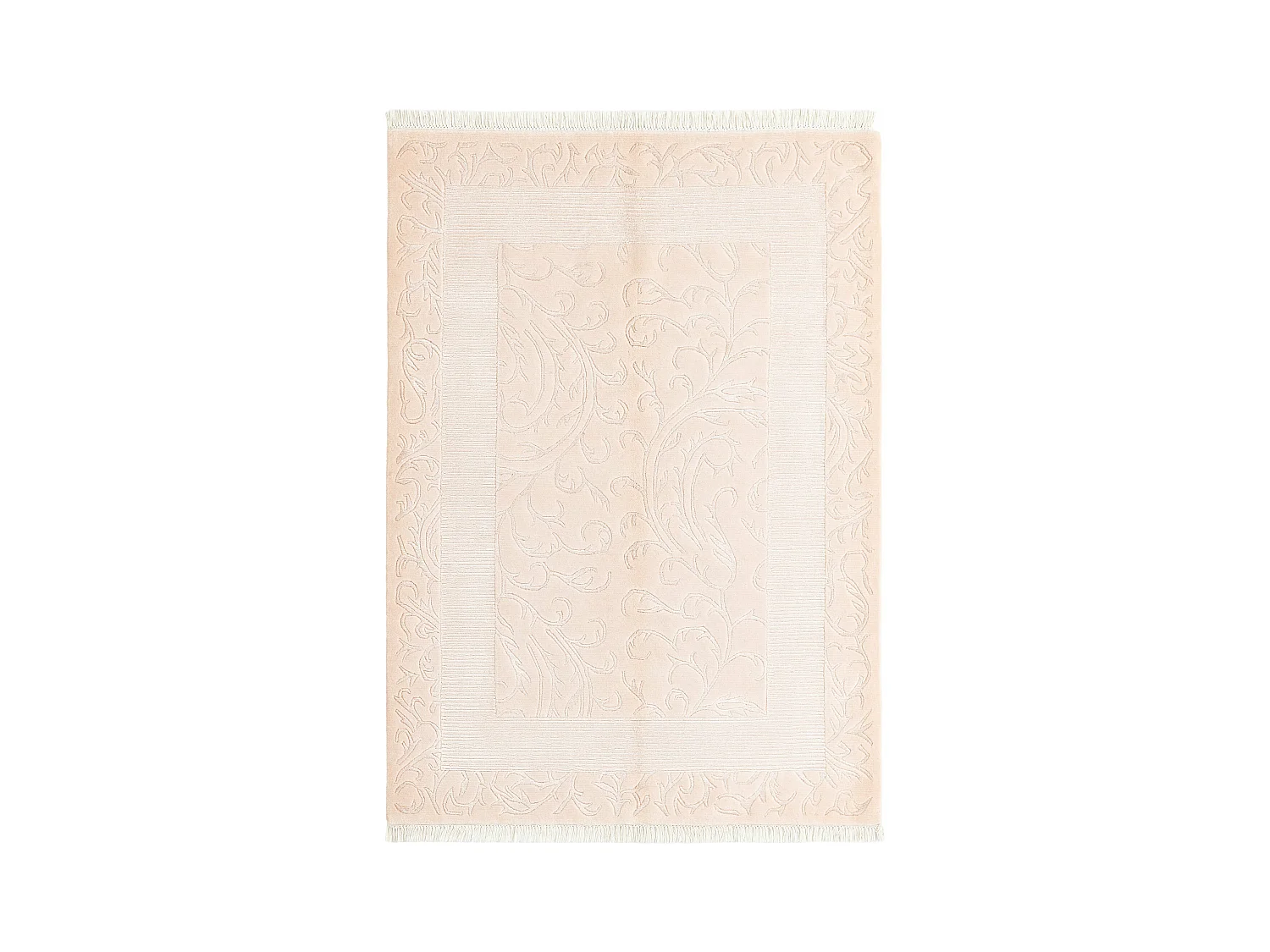 Tapis de laine 135x188 beige Darya