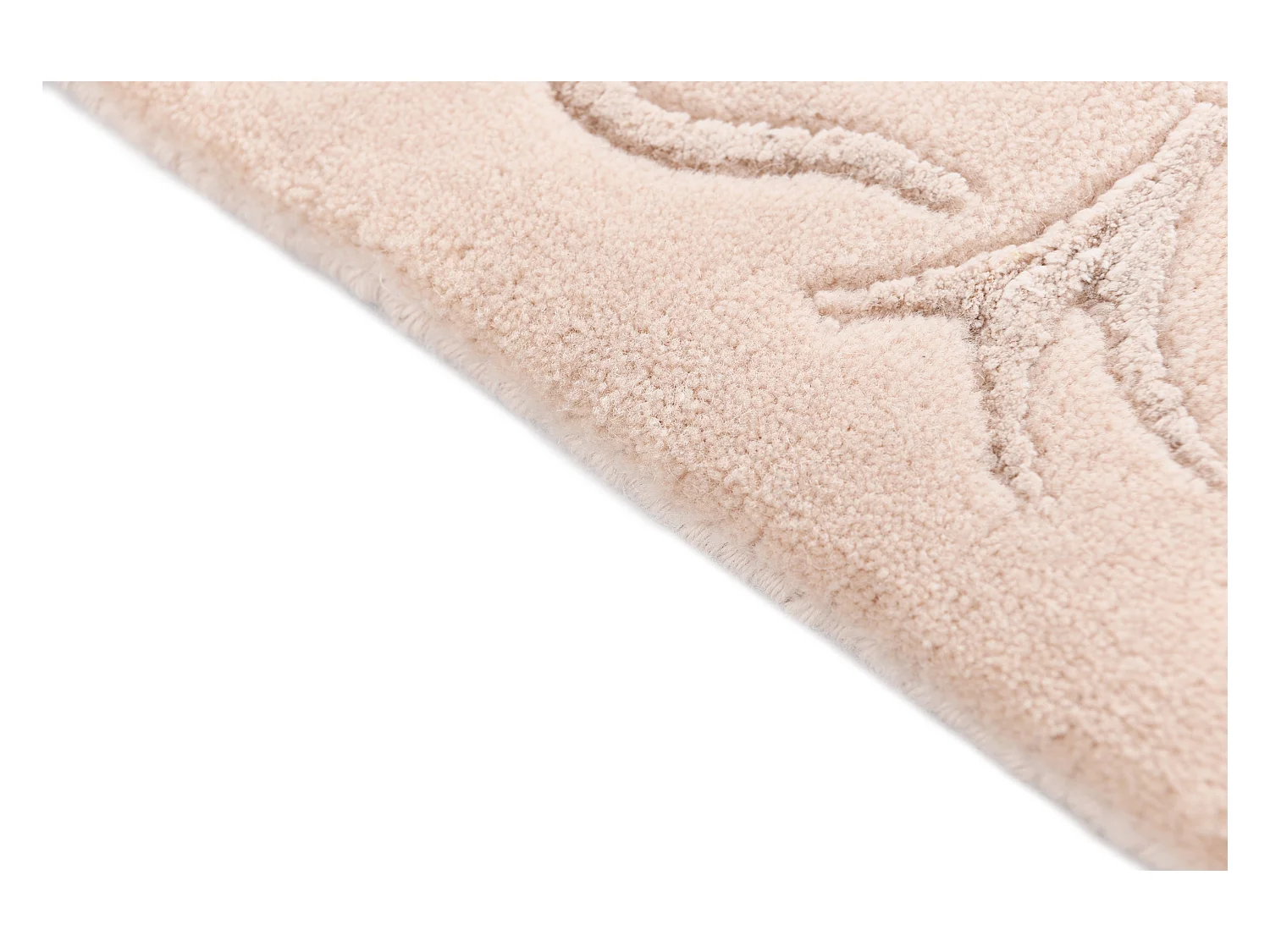 Wollteppich 135x188 Beige Darya