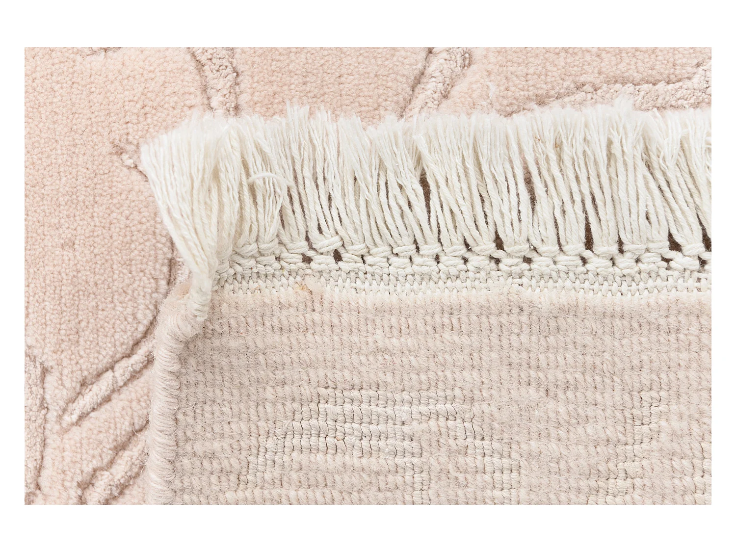 Wollteppich 135x188 Beige Darya