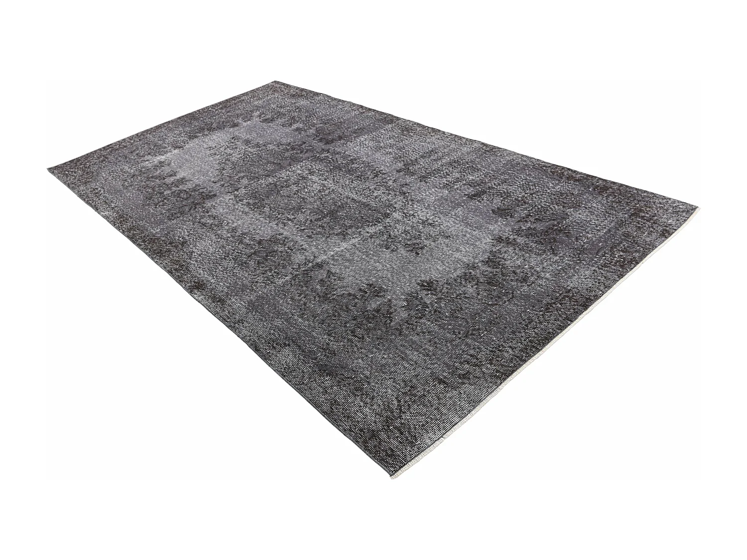 Wollteppich 160x292 Grau Ultra Vintage