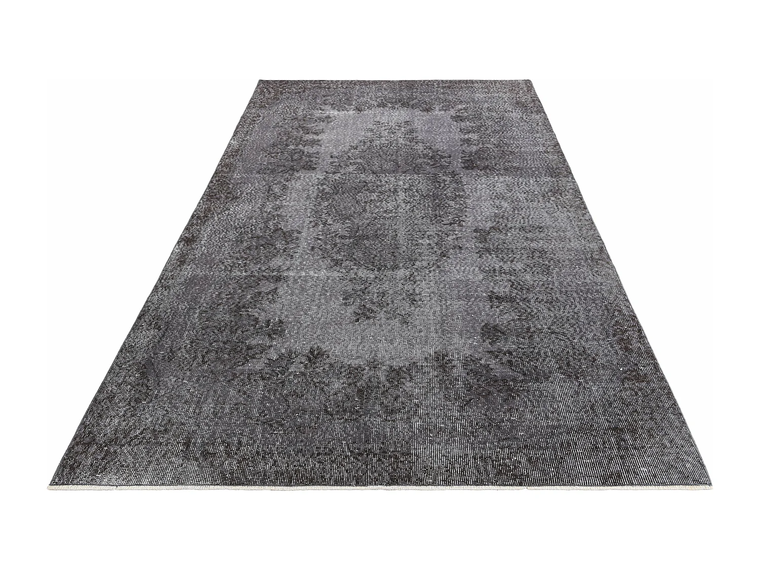 Wollteppich 160x292 Grau Ultra Vintage