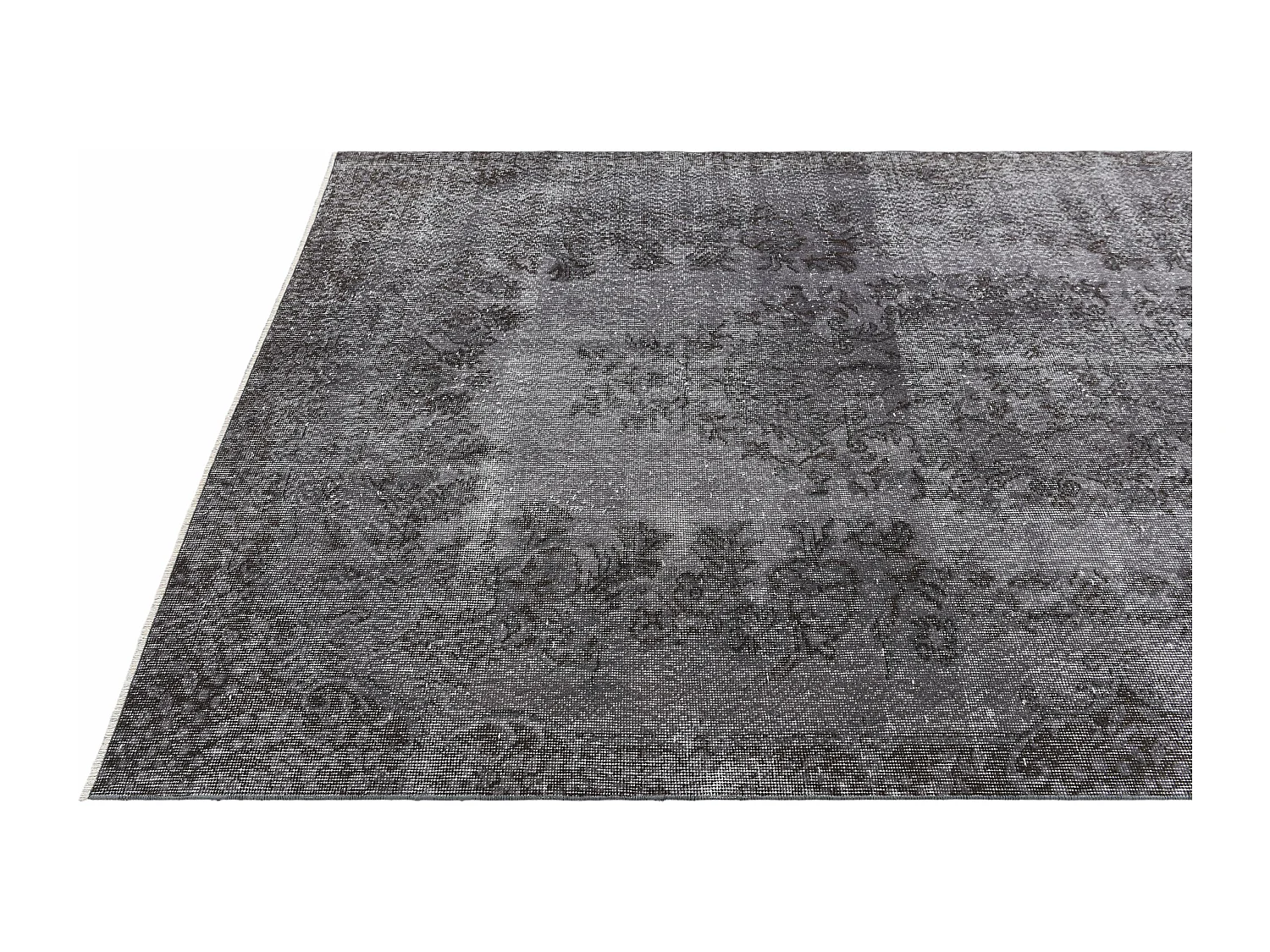 Tapis de laine 160x292 gris Ultra Vintage