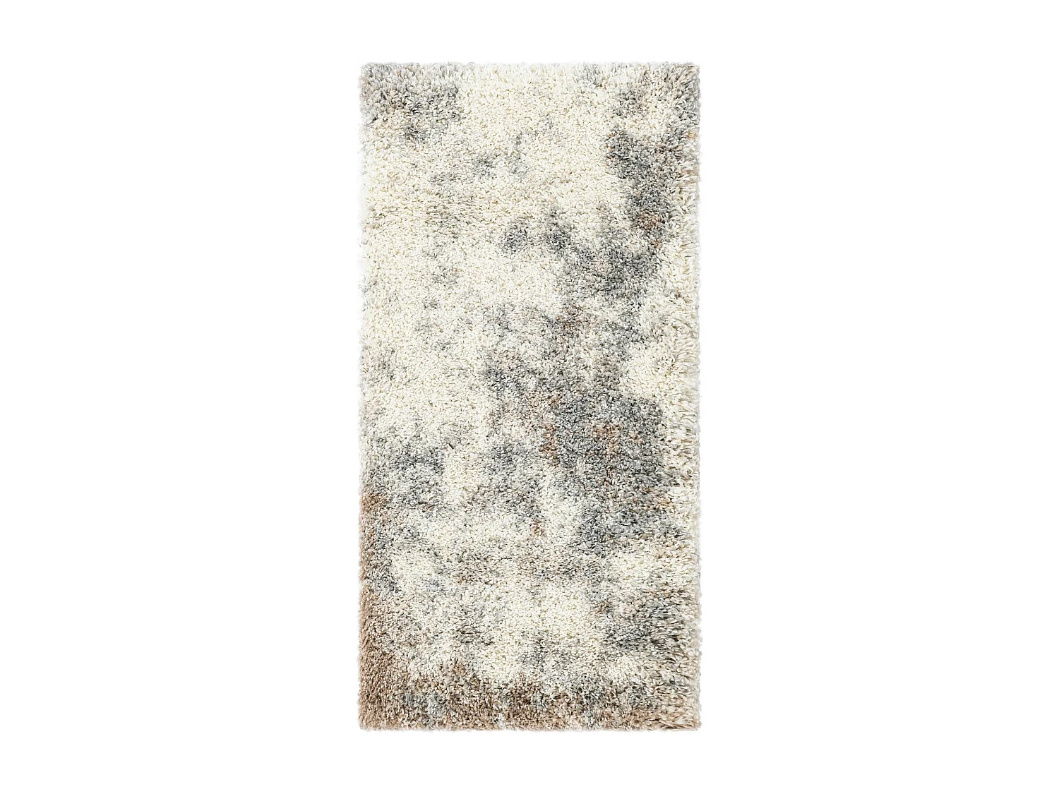 Tapis shaggy 62x120 beige - brun Lachen Haze