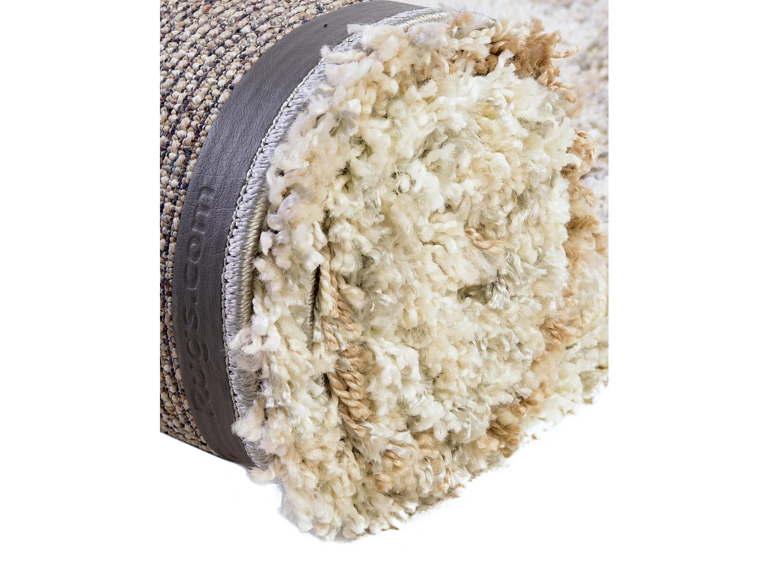 Tapis shaggy 62x120 beige - brun Lachen Haze