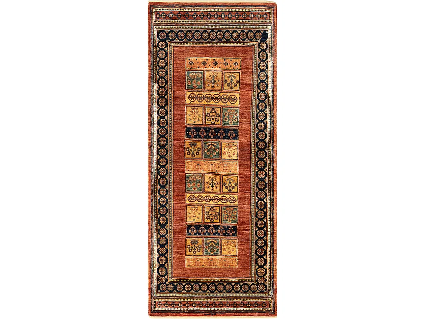 Loper-Woltapijt 207x84 Bruin Kashkuli