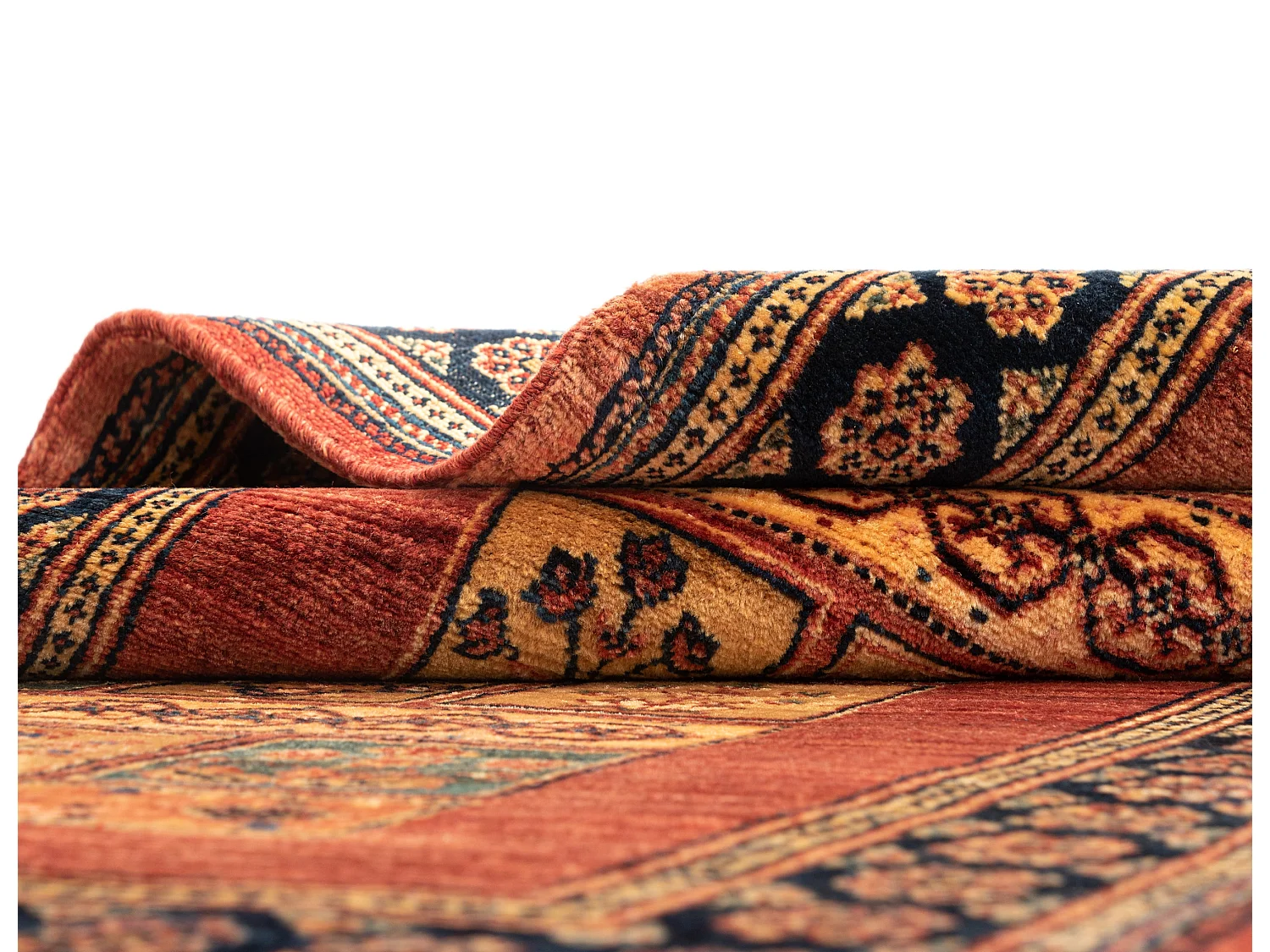 Loper-Woltapijt 207x84 Bruin Kashkuli