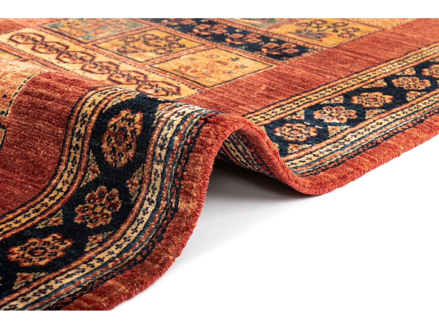 Loper-Woltapijt 207x84 Bruin Kashkuli