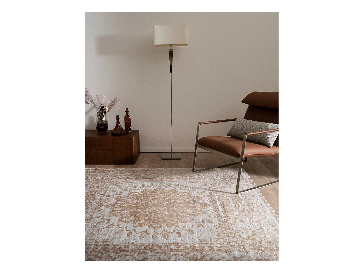 Tapis 240x240 beige Bern Spotlight