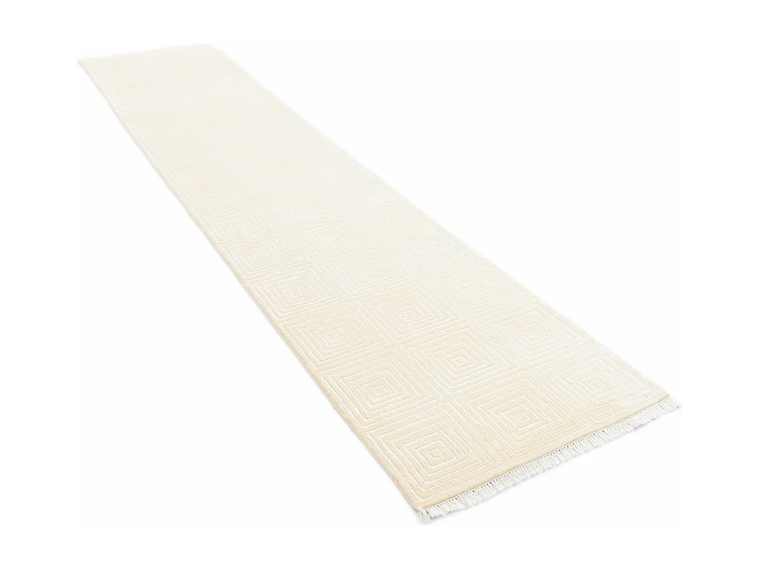 Tappeto per corridoio in lana 79x399 beige Darya