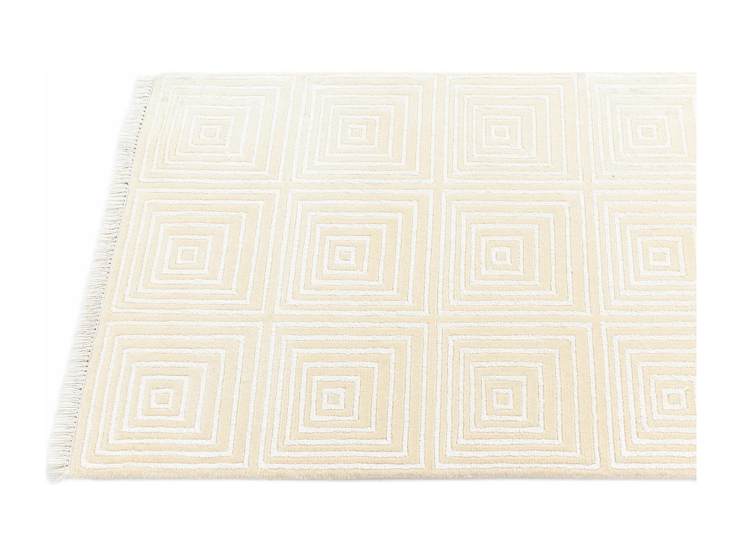 Tappeto per corridoio in lana 79x399 beige Darya