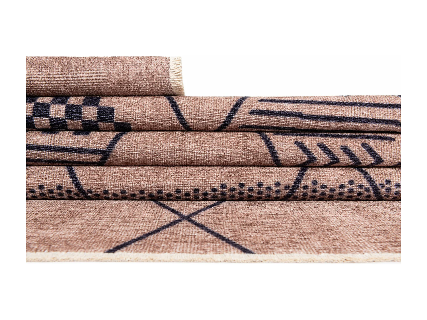 Tapijt 185x65 Beige Kriens Maya