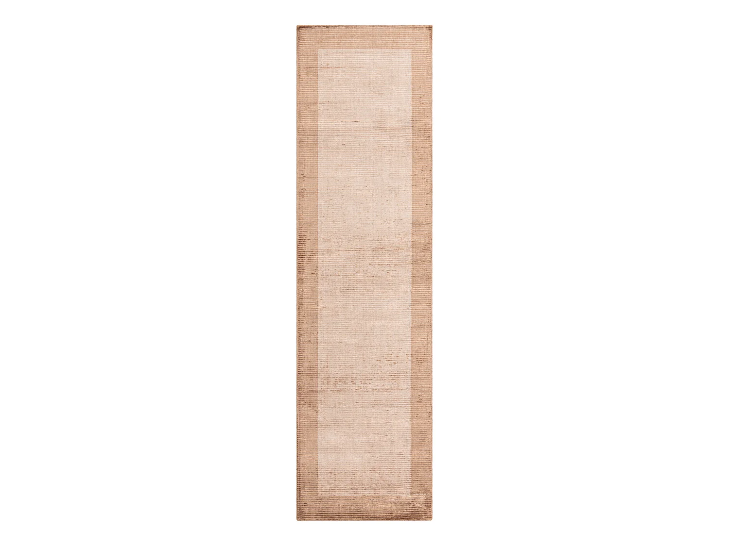Läufer-Wollteppich 81x300 Braun Darya