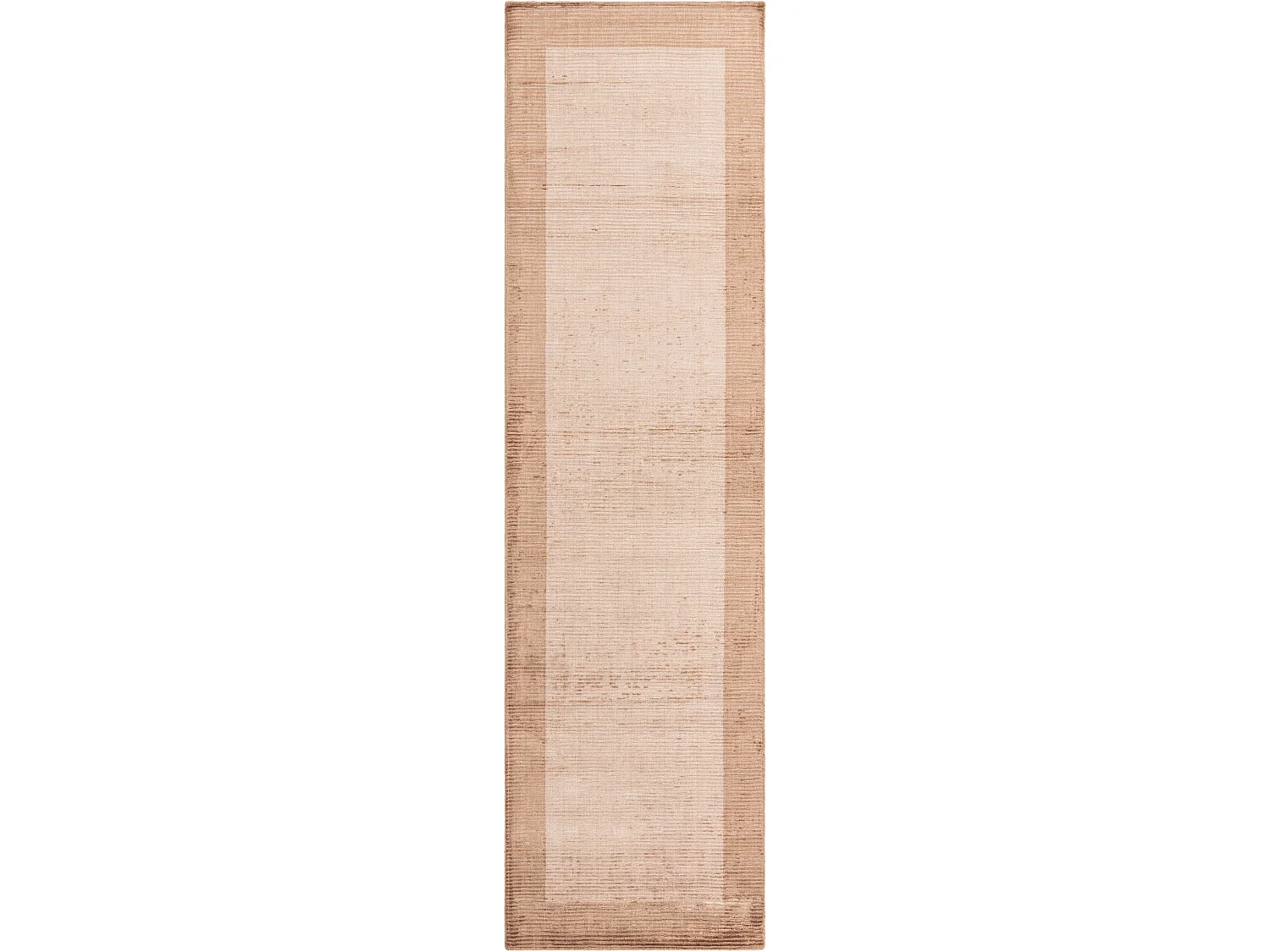 Tapis de couloir en laine 81x300 brun Darya