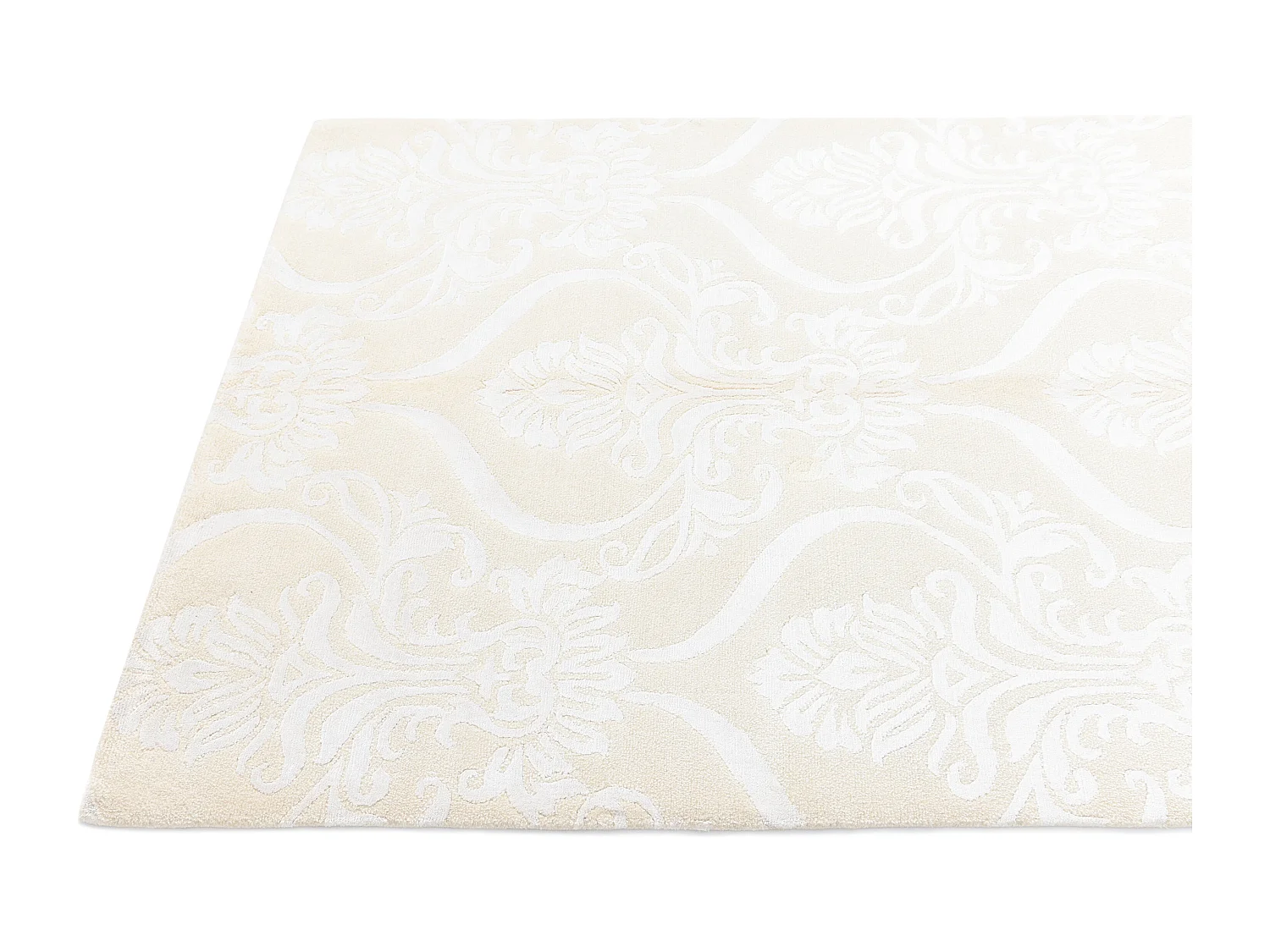 Tapis de laine 119x175 beige Darya