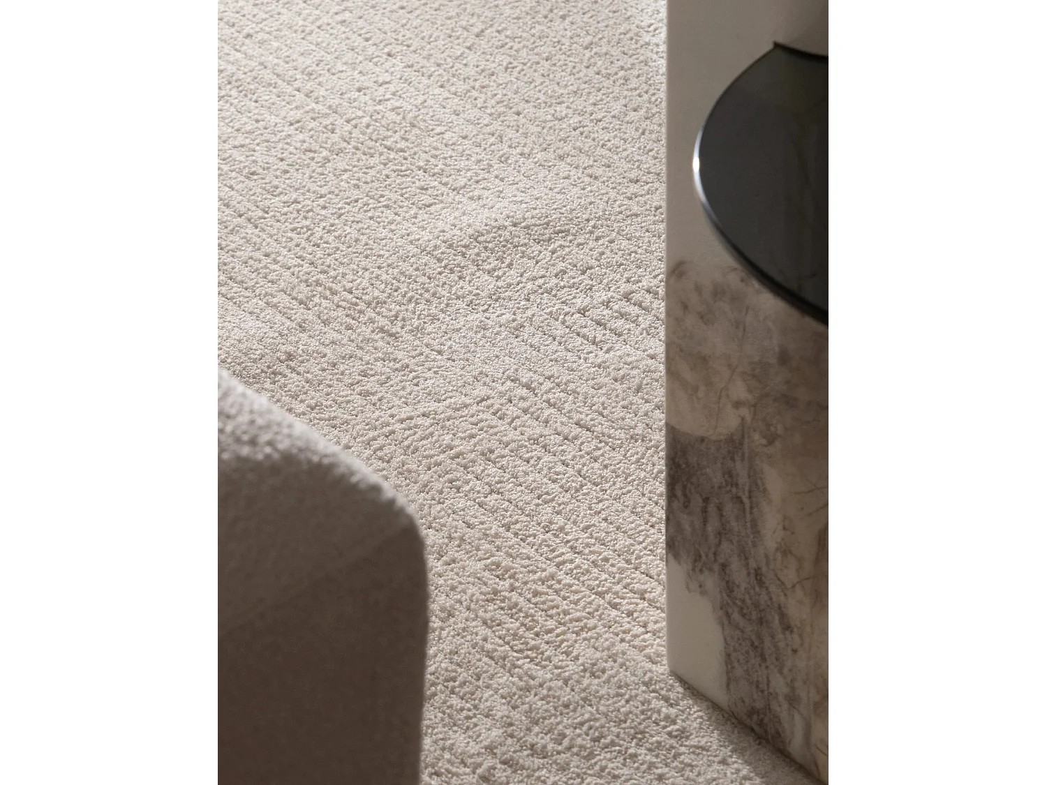 Teppich 80x305 Weiss St. Gallen Solid