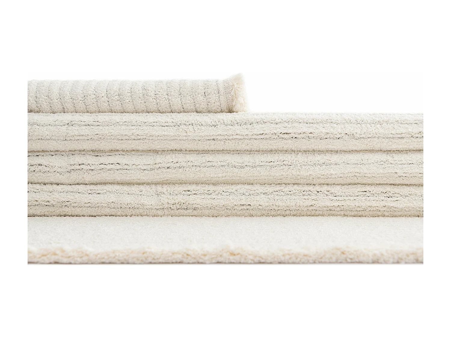 Teppich 80x305 Weiss St. Gallen Solid