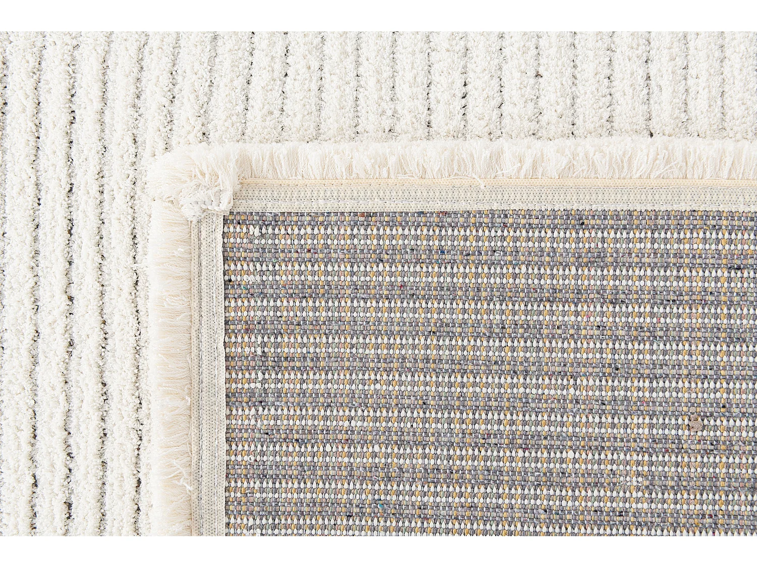 Teppich 80x305 Weiss St. Gallen Solid