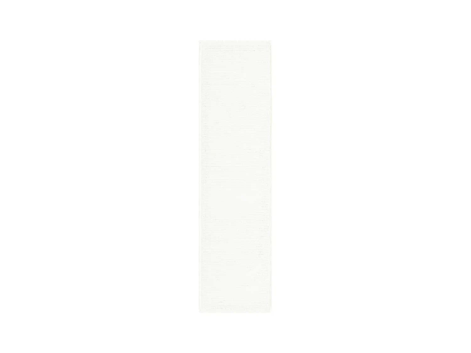 Tapis 80x305 Blanc St. Gallen Solid