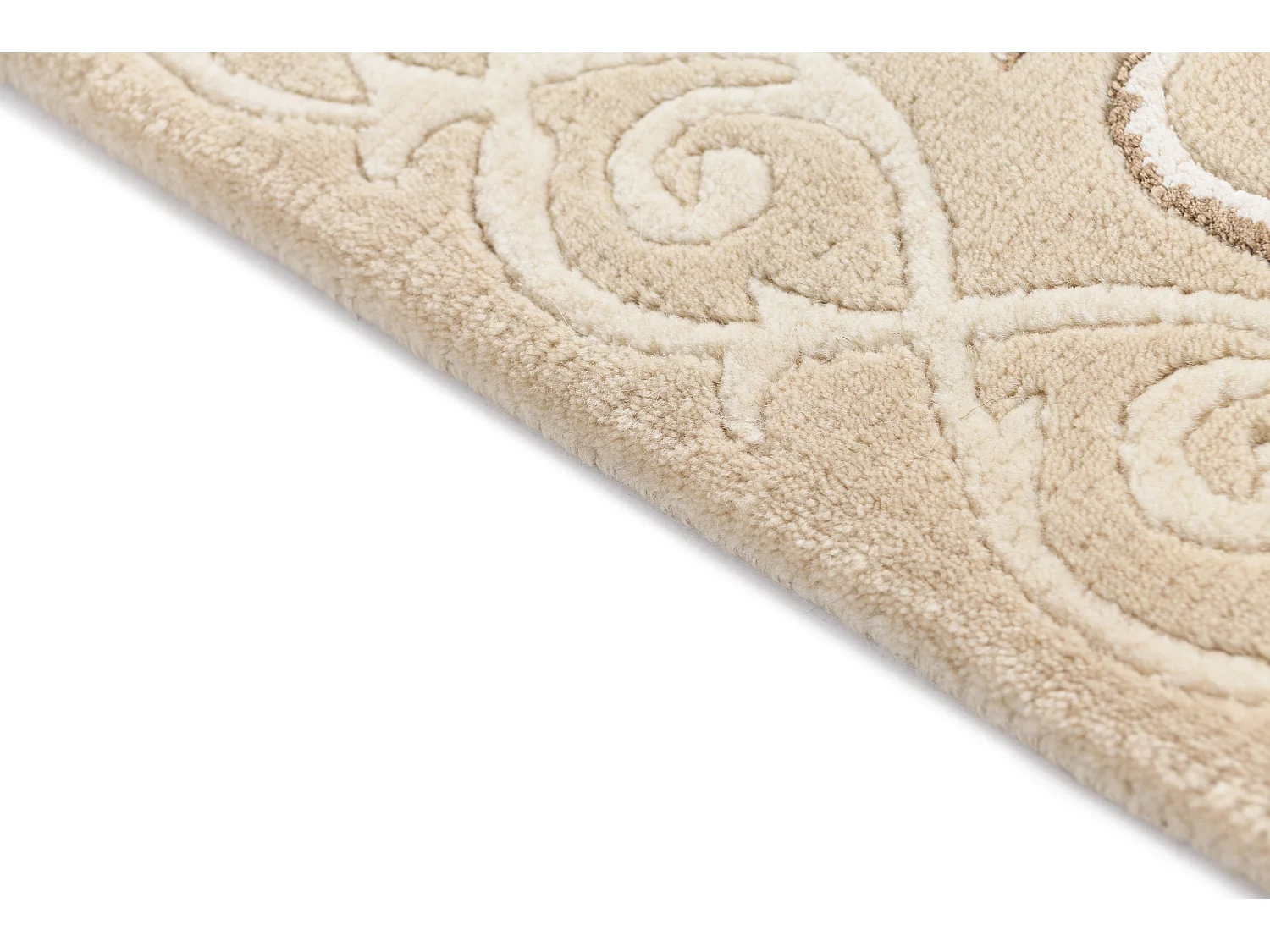 Tapis de couloir en laine 81x302 brun Darya
