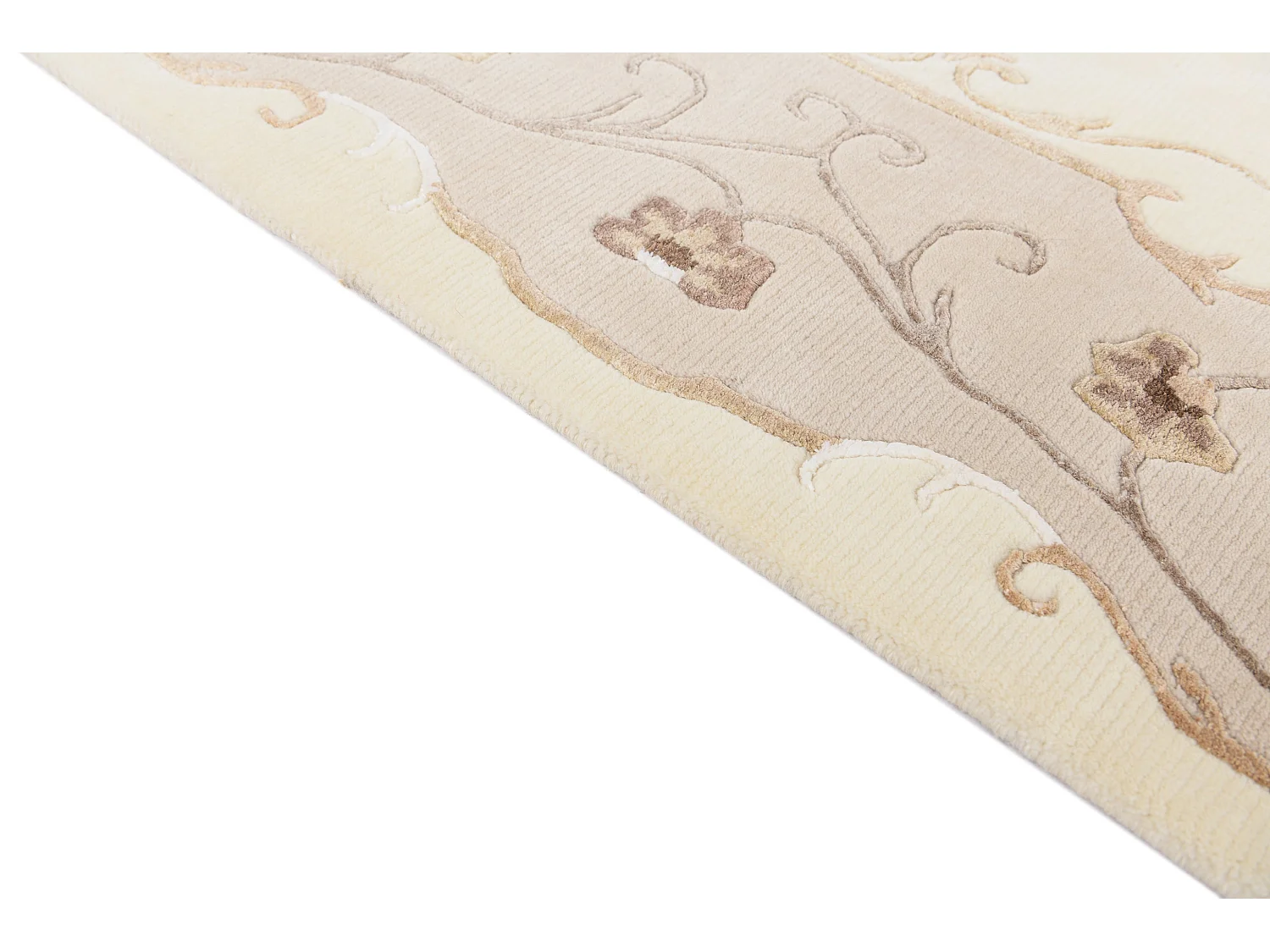 Wollteppich 175x239 Beige Darya