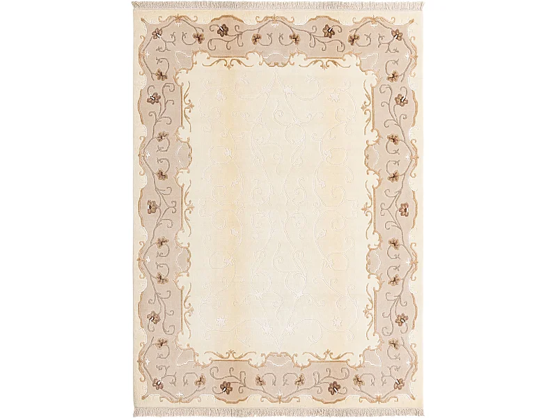 Wollteppich 175x239 Beige Darya