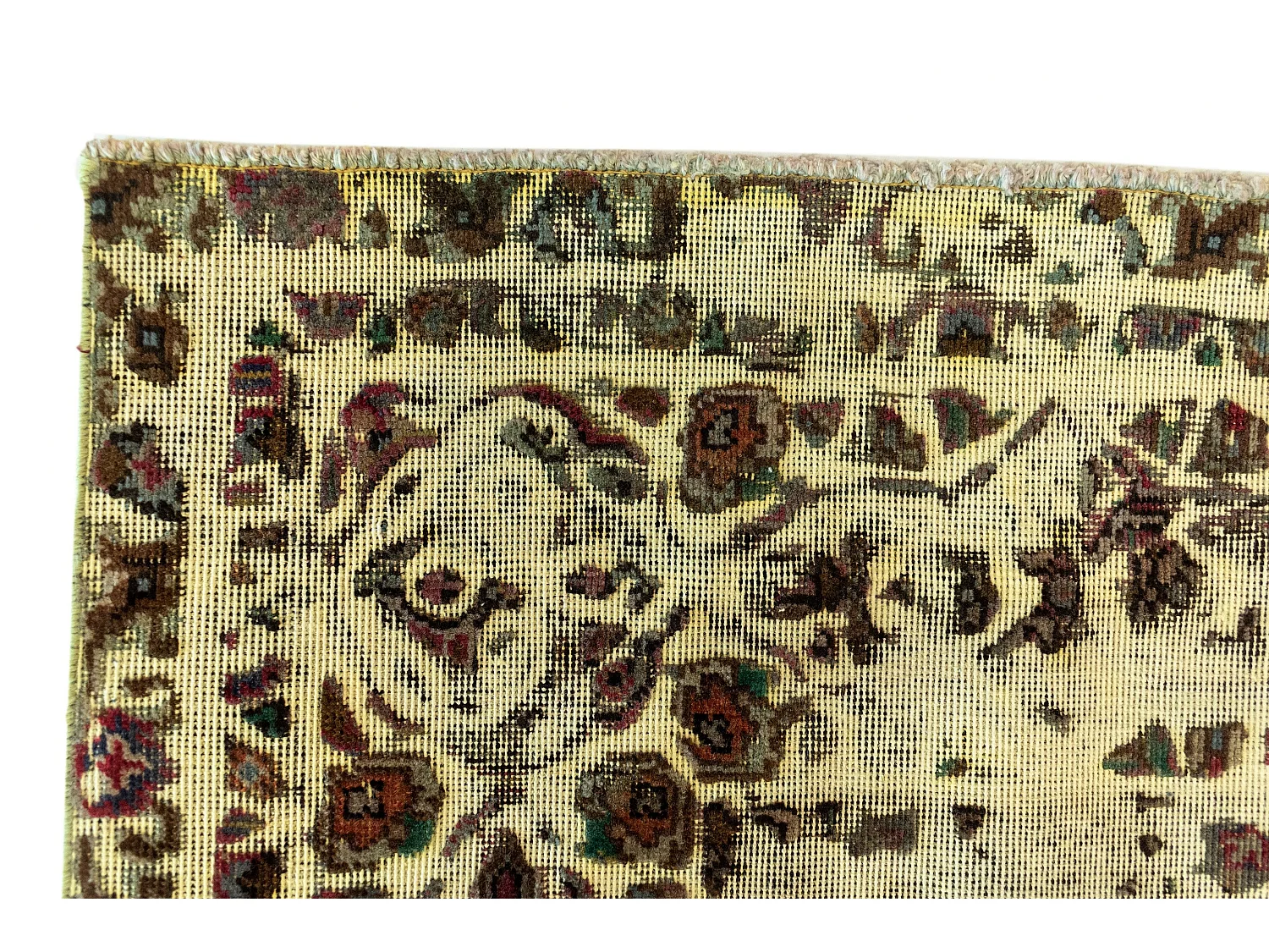 Wollteppich 192x278 Gelb Vintage Royal