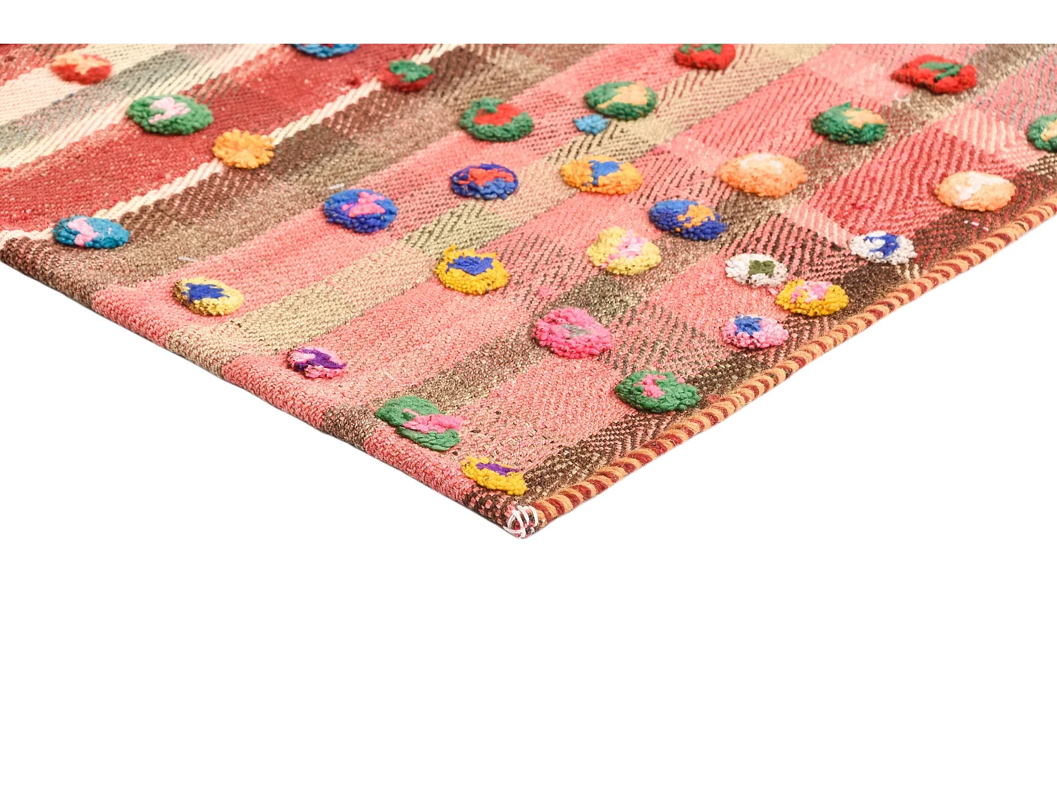 Wollteppich 144x203 Rot Jajim