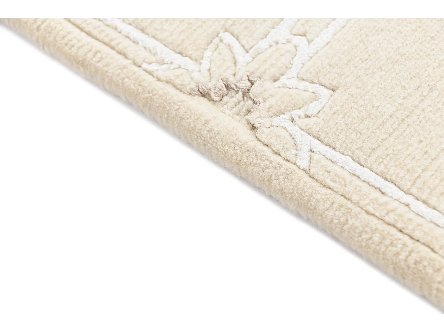 Tapis de couloir en laine 79x302 beige Darya