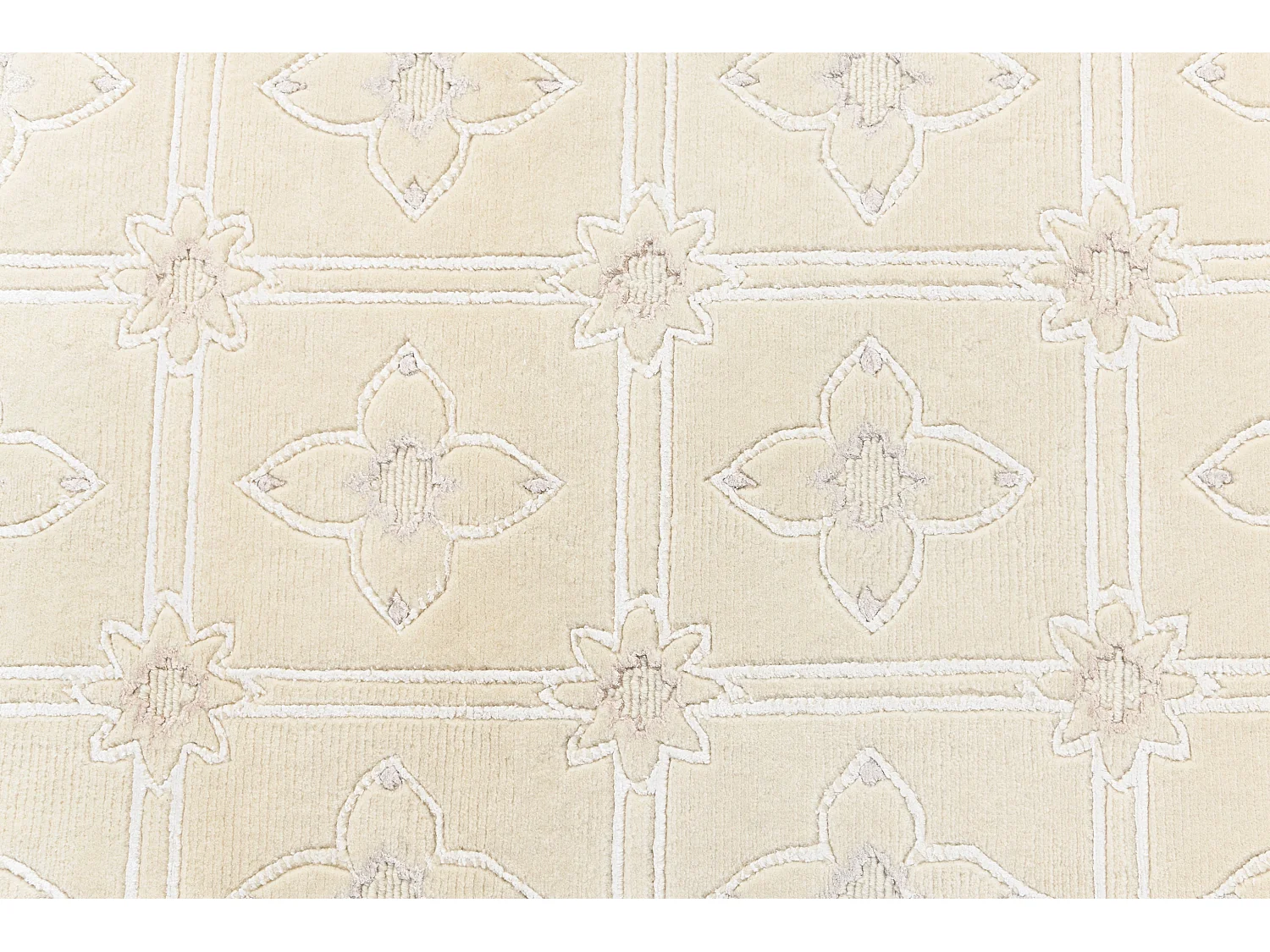 Tapis de couloir en laine 79x302 beige Darya
