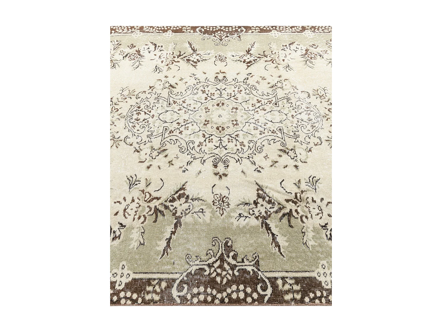 Tappeto in lana 191x302 beige Ultra Vintage