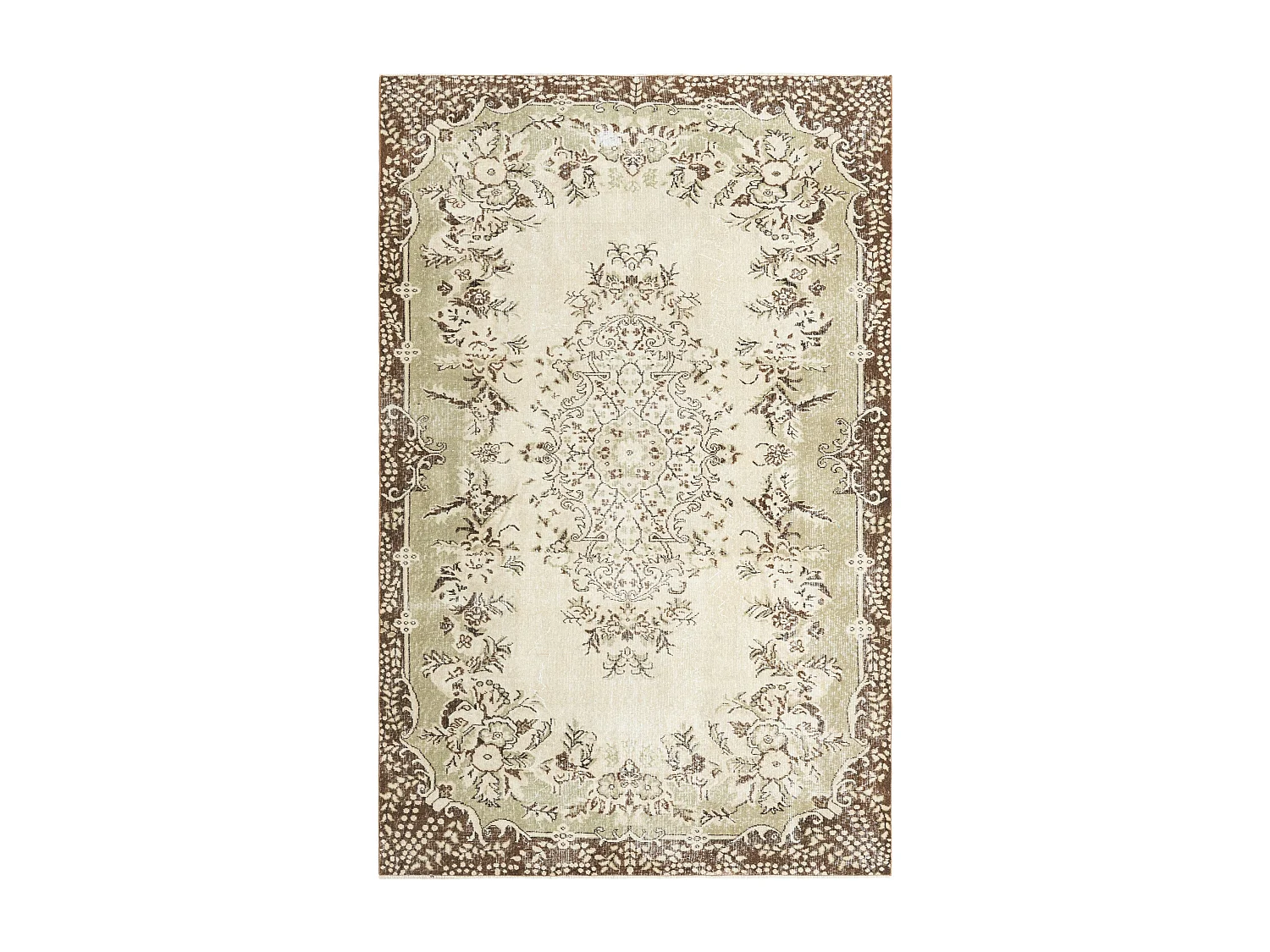 Tappeto in lana 191x302 beige Ultra Vintage