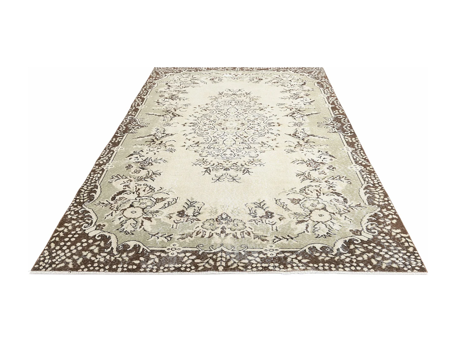 Tapis de laine 191x302 beige Ultra Vintage