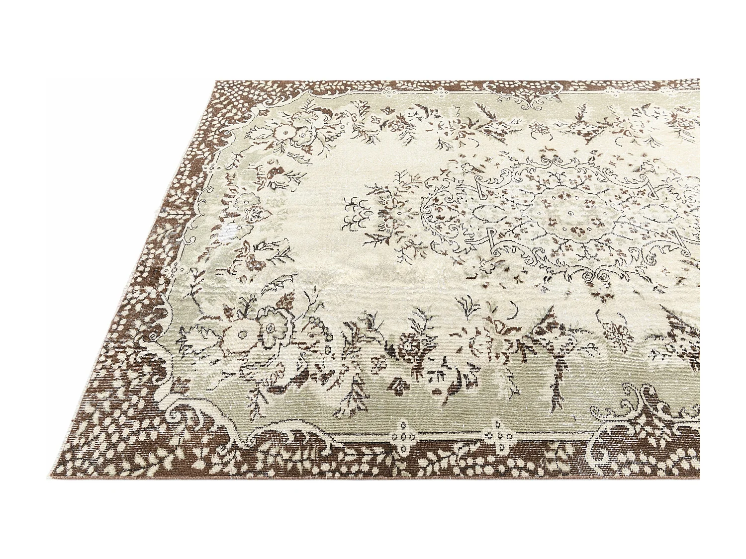 Tapis de laine 191x302 beige Ultra Vintage