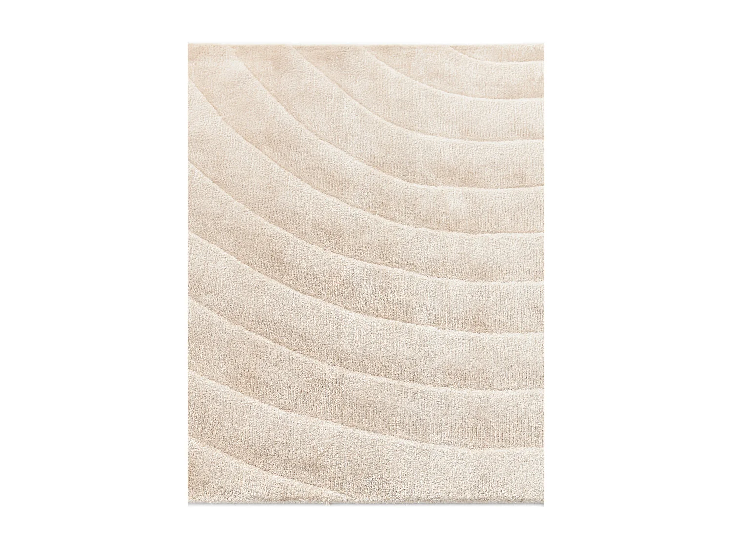 Tapis de couloir en laine 81x399 brun Darya