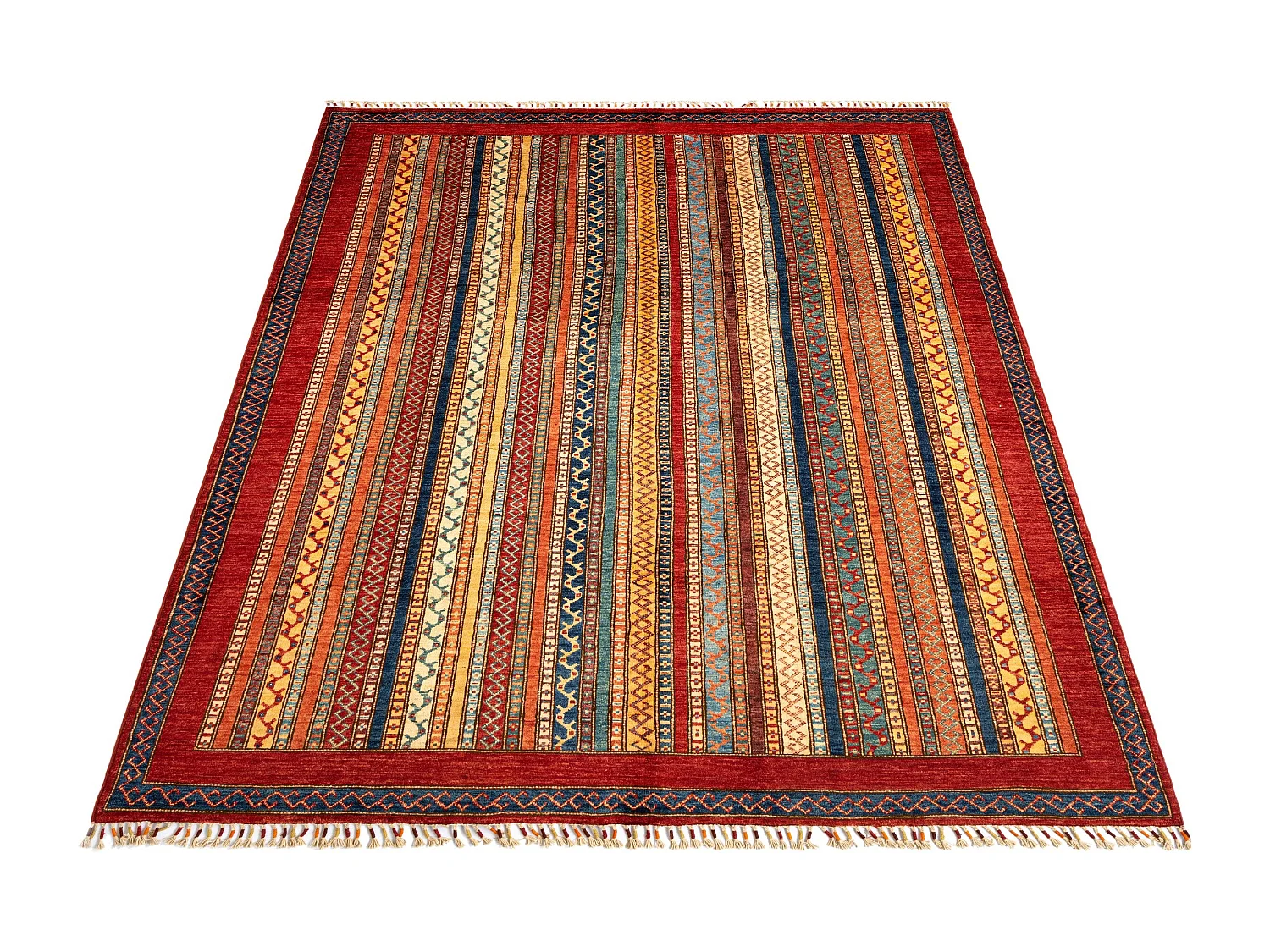 Wollteppich 200x295 Rot Torkman