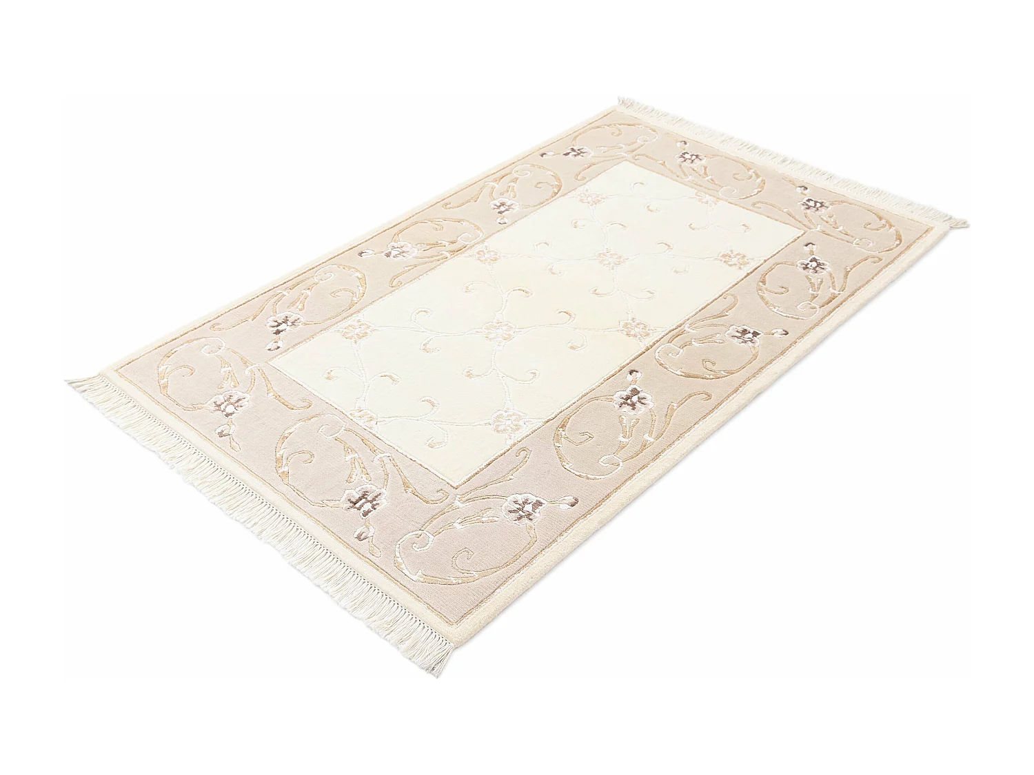 Tapis de laine 91x152 beige Darya