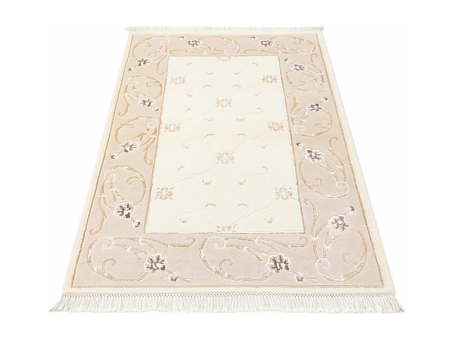 Tapis de laine 91x152 beige Darya